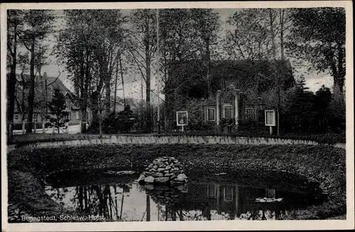 Ak Beringstedt in Schleswig Holstein, Partie am Teich