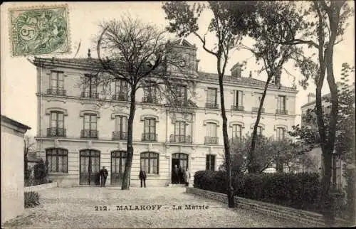 Ak Malakoff Hauts de Seine, La Mairie