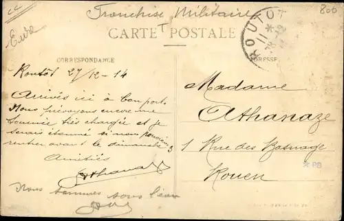 Ak Routot Eure, La Place de l'Eglise