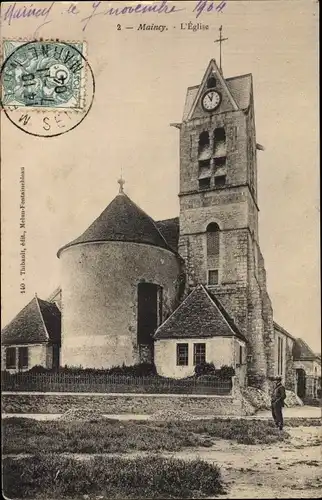 Ak Maincy Seine-et-Marne, L'Eglise