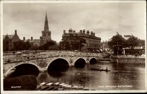 Ak Bedford Bedfordshire England, The Bridge