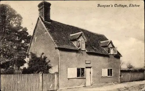Ak Elstow Bedfordshire England, Bunyan's Cottage