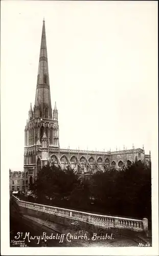 Ak Bristol South West England, St. Mary Redcliff Church