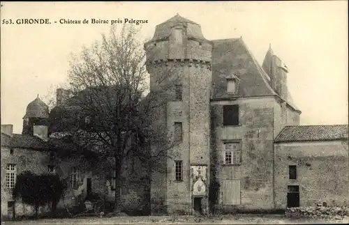 Ak Pellegrue Gironde, Château de Boirac
