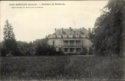 Ak Cadaujac Gironde, Château