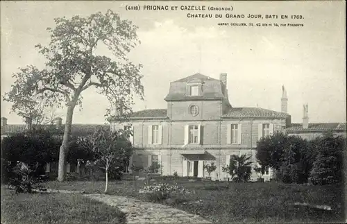 Ak Cazelle Cavignac Gironde, Château du Grand Jour