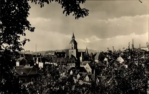 Ak Meerane in Sachsen, Blick vom Moeschler Weg