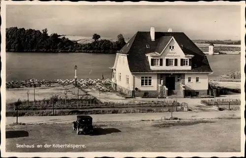 Ak Crimmitschau in Sachsen, Seehaus an der Kobertalsperre