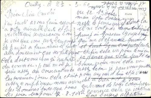 Ak Pont d Ouilly Calvados, Le Pont vu de le Piscine