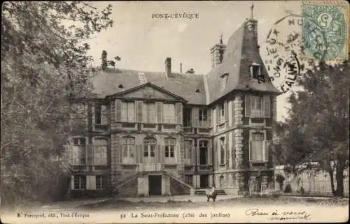 Ak Pont l Eveque Calvados, La Sous Prefecture