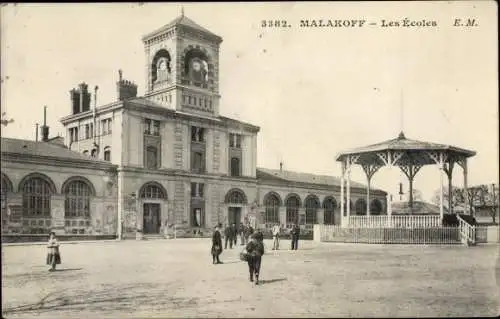 Ak Malakoff Hauts de Seine, Les Ecoles