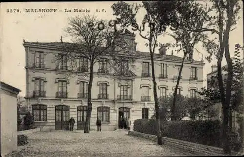 Ak Malakoff Hauts de Seine, La Mairie