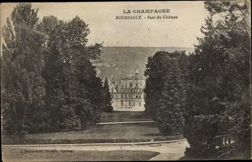 Ak Boursault Marne, Parc du Chateau