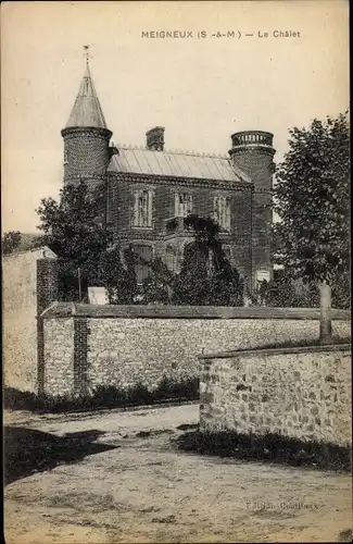 Ak Meigneux Seine-et-Marne, Le Chalet