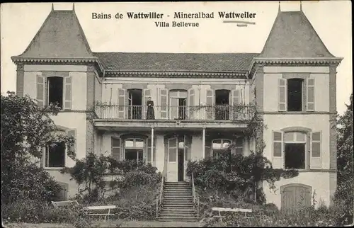 Ak Wattwiller Wattweiler Haut-Rhin, Villa Bellevue