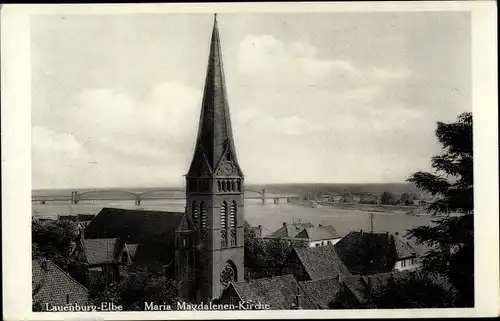 Ak Lauenburg an der Elbe, Maria-Magdalenen-Kirche