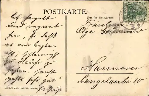 Ak Mainz am Rhein, Dom, Gutenberg Denkmal, Hufeisen, Kleeblätter, Universität, Rheinpartie