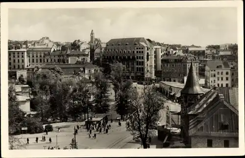 Ak Plauen im Vogtland, Postplatz