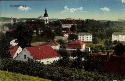 Ak Königsbrück in der Oberlausitz, Teilansicht