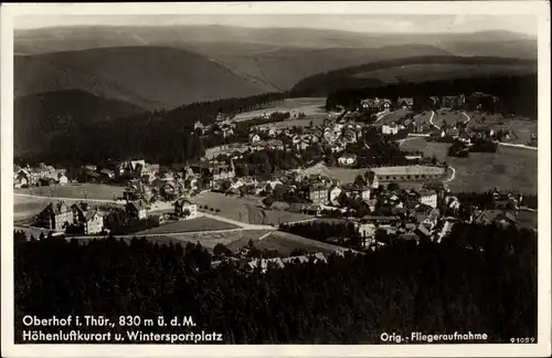 Ak Oberhof im Thüringer Wald, Fliegeraufnahme