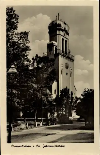 Ak Crimmitschau in Sachsen, Johanniskirche