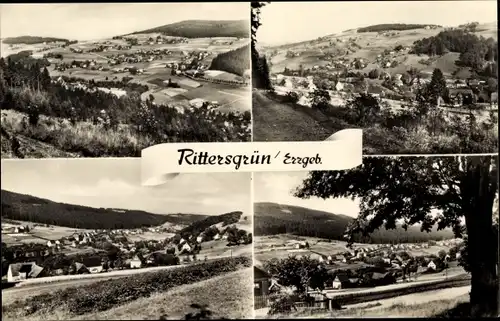 Ak Rittersgrün Breitenbrunn im Erzgebirge, Teilansichten