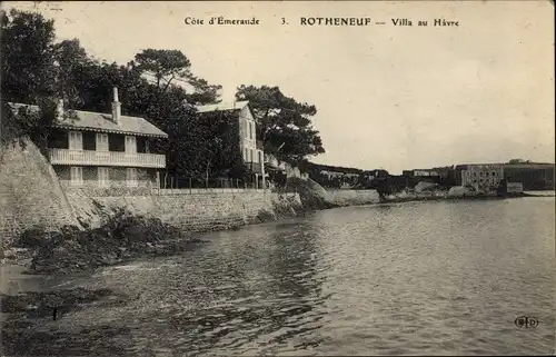 Ak Rotheneuf Ille et Vilaine, Villa au Havre