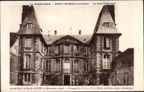 Ak Pont l Eveque Calvados, La Sous Prefecture