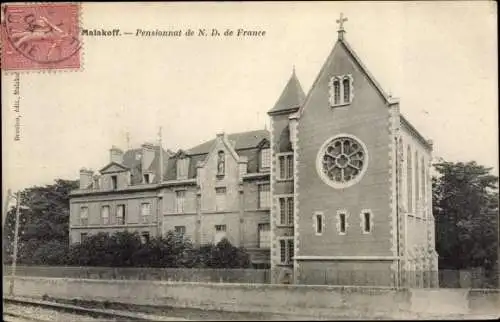 Ak Malakoff Hauts de Seine, Pensionnat de Notre Dame de France