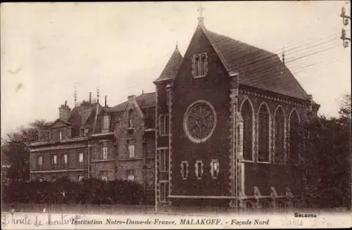 Ak Malakoff Hauts de Seine, Institution Notre Dame de France