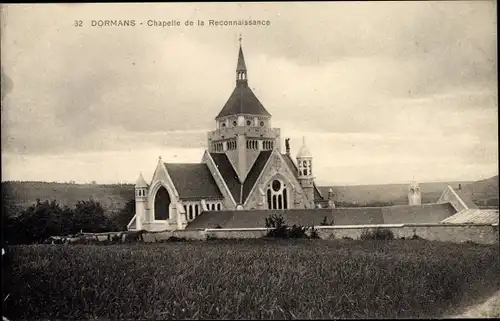 Ak Dormans Marne, Chapelle de la Reconnaissance