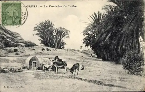 Ak Gafsa Tunesien, La Fontaine de Leila