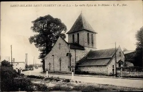 Ak Saint Hilaire Saint Florent Maine et Loire, La vieille Eglise