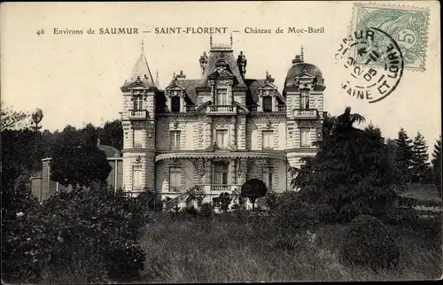 Ak Saint Hilaire Saint Florent Maine et Loire, Chateau de Moc Baril