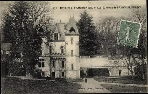 Ak Saint Hilaire Saint Florent Maine et Loire, Chateau