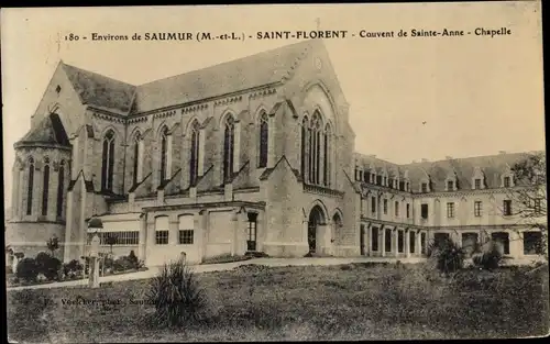 Ak Saint Hilaire Saint Florent Maine et Loire, Couvent de Sainte Anne, Chapelle