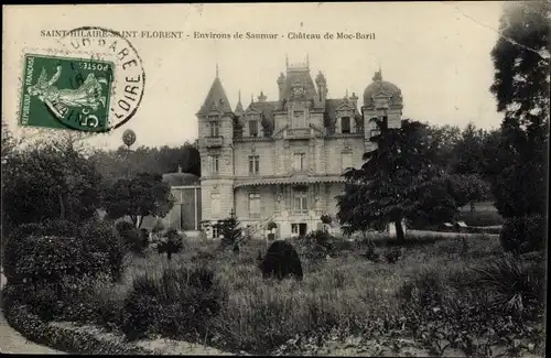 Ak Saint Hilaire Saint Florent Maine et Loire, Chateau de Moc Baril