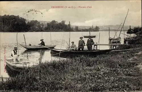 Ak Freneuse Yvelines, Plaisirs d'ete