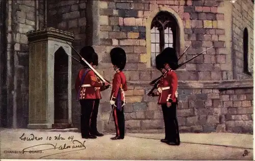 Künstler Ak London City England, Changing Guard, Tuck 6412