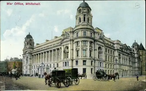 Ak London City England, War Office, Whitehall