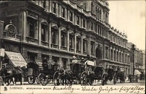 Ak London City England, Burlington House