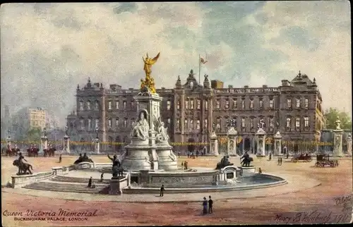 Künstler Ak Wimbush, H. B., London City England, Queen Victoria Memorial, Tuck 9878