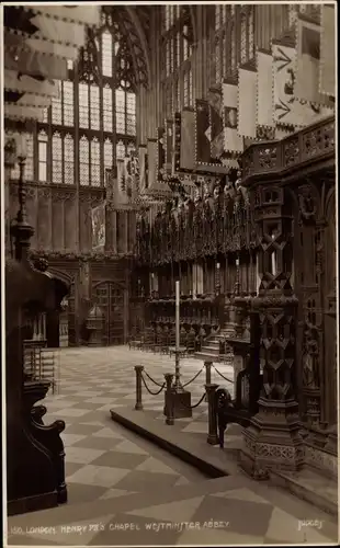 Ak London City England, Henry VIII Chapel, Westminster Abbey