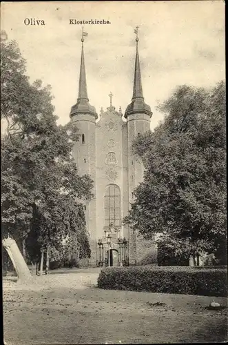 Ak Oliva Gdańsk Danzig, Klosterkirche