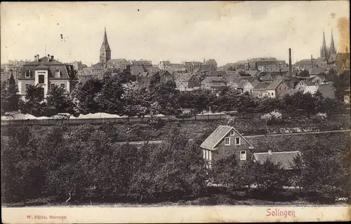 Ak Solingen in Nordrhein Westfalen, Gesamtansicht