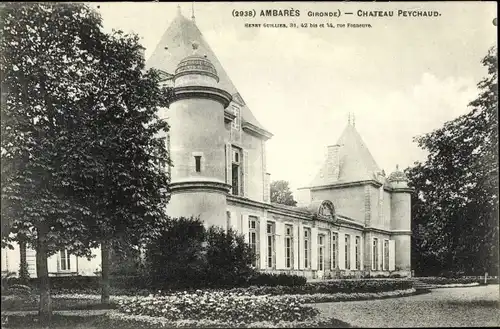 Ak Ambares Gironde, Château Peychaud