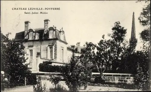 Ak Beychevelle Gironde, Chateau Leoville Poyferre, Saint Julien Medoc