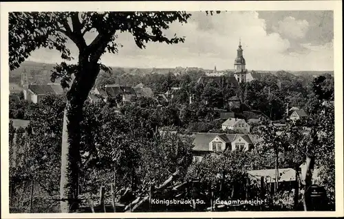 Ak Königsbrück in der Oberlausitz, Panorama