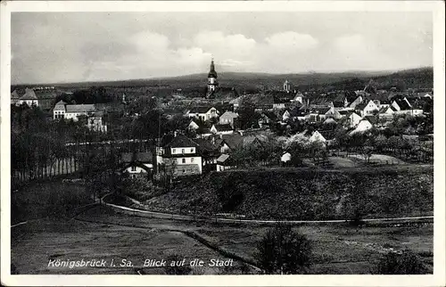 Ak Königsbrück in der Oberlausitz, Panorama