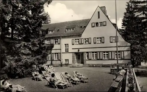 Ak Grünhain in Sachsen, Genesungsheim, Elterleiner Straße